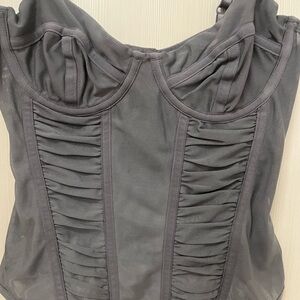 H&M Divided Gray Top